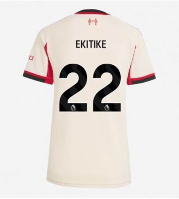 Lacne Ženy Futbalové dres Liverpool Hugo Ekitike #22 2025-26 Krátky Rukáv - Preč